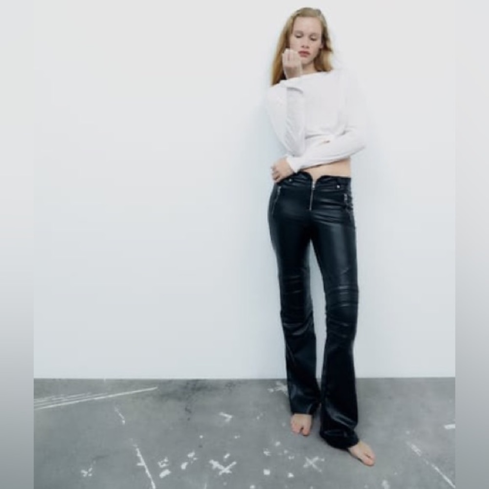 Leather jeans Small ( Euro 39)